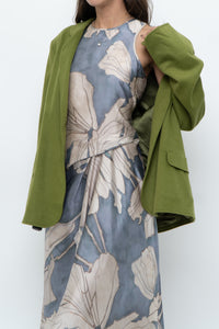 REISS x Baby Blue Orchid Satin Dress (S)