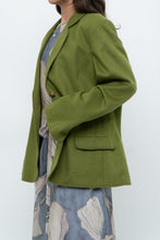 Load image into Gallery viewer, Vintage x ANNE KLEIN Chartreuse Cashmere Blazer (S-L)