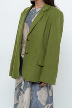 Load image into Gallery viewer, Vintage x ANNE KLEIN Chartreuse Cashmere Blazer (S-L)