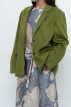 Load image into Gallery viewer, Vintage x ANNE KLEIN Chartreuse Cashmere Blazer (S-L)
