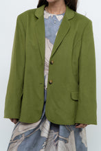 Load image into Gallery viewer, Vintage x ANNE KLEIN Chartreuse Cashmere Blazer (S-L)