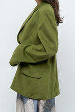 Load image into Gallery viewer, Vintage x ANNE KLEIN Chartreuse Cashmere Blazer (S-L)
