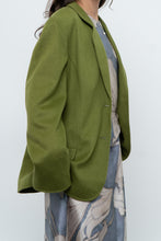 Load image into Gallery viewer, Vintage x ANNE KLEIN Chartreuse Cashmere Blazer (S-L)