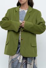 Load image into Gallery viewer, Vintage x ANNE KLEIN Chartreuse Cashmere Blazer (S-L)