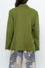 Load image into Gallery viewer, Vintage x ANNE KLEIN Chartreuse Cashmere Blazer (S-L)