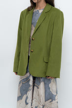 Load image into Gallery viewer, Vintage x ANNE KLEIN Chartreuse Cashmere Blazer (S-L)