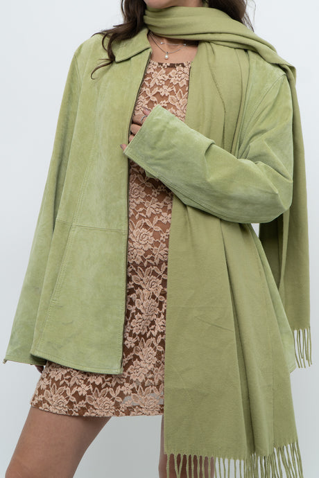 Vintage x Soft Light Green Scarf