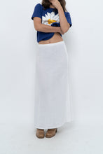 Load image into Gallery viewer, Vintage x Made in Italy x White Linen Maxi Skirt (M, L)