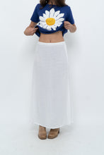 Load image into Gallery viewer, Vintage x Made in Italy x White Linen Maxi Skirt (M, L)