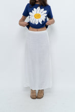 Load image into Gallery viewer, Vintage x Made in Italy x White Linen Maxi Skirt (M, L)
