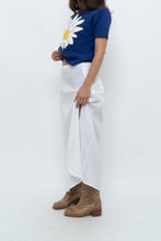 Load image into Gallery viewer, Vintage x Made in Italy x White Linen Maxi Skirt (M, L)
