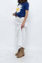 Load image into Gallery viewer, Vintage x Made in Italy x White Linen Maxi Skirt (M, L)