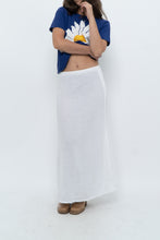 Load image into Gallery viewer, Vintage x Made in Italy x White Linen Maxi Skirt (M, L)