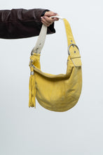 Load image into Gallery viewer, Vintage x COACH Yellow Suede Slouch Purs
