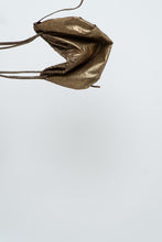 Load image into Gallery viewer, Vintage x Brown, Gold Shimmer Slouch Purse