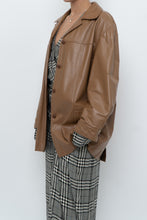 Load image into Gallery viewer, DANIER x Vintage x Tan Leather Jacket (XS-M)