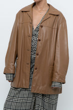 Load image into Gallery viewer, DANIER x Vintage x Tan Leather Jacket (XS-M)