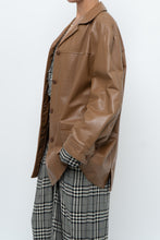 Load image into Gallery viewer, DANIER x Vintage x Tan Leather Jacket (XS-M)