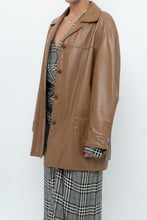 Load image into Gallery viewer, DANIER x Vintage x Tan Leather Jacket (XS-M)