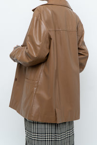 DANIER x Vintage x Tan Leather Jacket (XS-M)