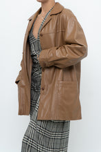Load image into Gallery viewer, DANIER x Vintage x Tan Leather Jacket (XS-M)
