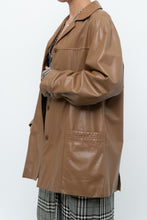 Load image into Gallery viewer, DANIER x Vintage x Tan Leather Jacket (XS-M)