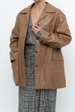 Load image into Gallery viewer, DANIER x Vintage x Tan Leather Jacket (XS-M)