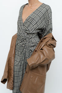 RAG & BONE x Plaid Soft Long Sleeve Dress (S, M)