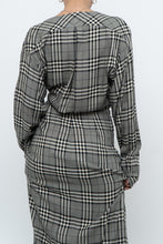 Load image into Gallery viewer, RAG &amp; BONE x Plaid Soft Long Sleeve Dress (S, M)