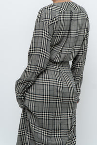 RAG & BONE x Plaid Soft Long Sleeve Dress (S, M)