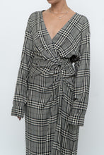 Load image into Gallery viewer, RAG &amp; BONE x Plaid Soft Long Sleeve Dress (S, M)