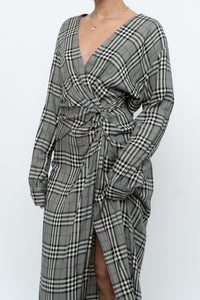 RAG & BONE x Plaid Soft Long Sleeve Dress (S, M)