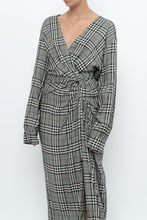 Load image into Gallery viewer, RAG &amp; BONE x Plaid Soft Long Sleeve Dress (S, M)