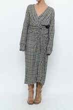 Load image into Gallery viewer, RAG &amp; BONE x Plaid Soft Long Sleeve Dress (S, M)