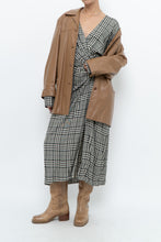 Load image into Gallery viewer, RAG &amp; BONE x Plaid Soft Long Sleeve Dress (S, M)