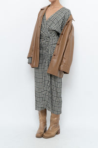RAG & BONE x Plaid Soft Long Sleeve Dress (S, M)