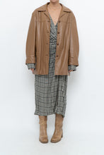Load image into Gallery viewer, DANIER x Vintage x Tan Leather Jacket (XS-M)