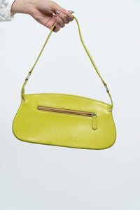 Vintage x ARNOLD CHURGIN Neon Green Leather Purse