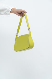 Vintage x ARNOLD CHURGIN Neon Green Leather Purse