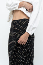 Load image into Gallery viewer, Vintage x Black Polkadot Frilly Midi Skirt (M, L)