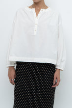 Load image into Gallery viewer, MADEWELL x Cream Cotton Cropped Blouse (XS, S)