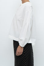 Load image into Gallery viewer, MADEWELL x Cream Cotton Cropped Blouse (XS, S)
