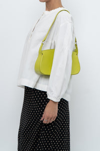 Vintage x ARNOLD CHURGIN Neon Green Leather Purse