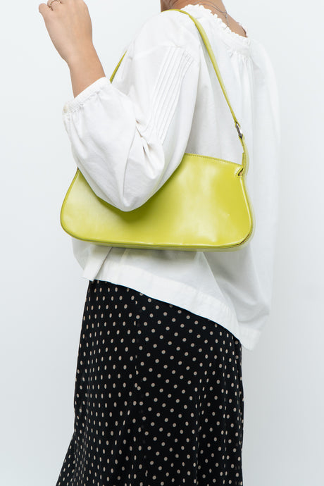 Vintage x ARNOLD CHURGIN Neon Green Leather Purse