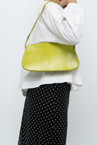Vintage x ARNOLD CHURGIN Neon Green Leather Purse
