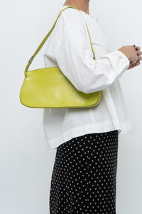 Vintage x ARNOLD CHURGIN Neon Green Leather Purse