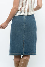 Load image into Gallery viewer, Vintage x Panelled Denim Cotton Midwash Midi Skirt (XS, S)