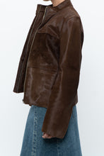 Load image into Gallery viewer, Vintage x Handmade Brown Pony Hair Jacket (XS-M)