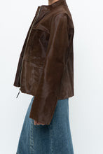 Load image into Gallery viewer, Vintage x Handmade Brown Pony Hair Jacket (XS-M)