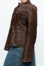 Load image into Gallery viewer, Vintage x Handmade Brown Pony Hair Jacket (XS-M)
